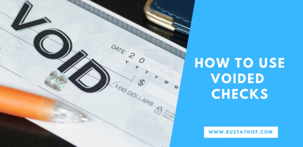 How To Use Voided Checks